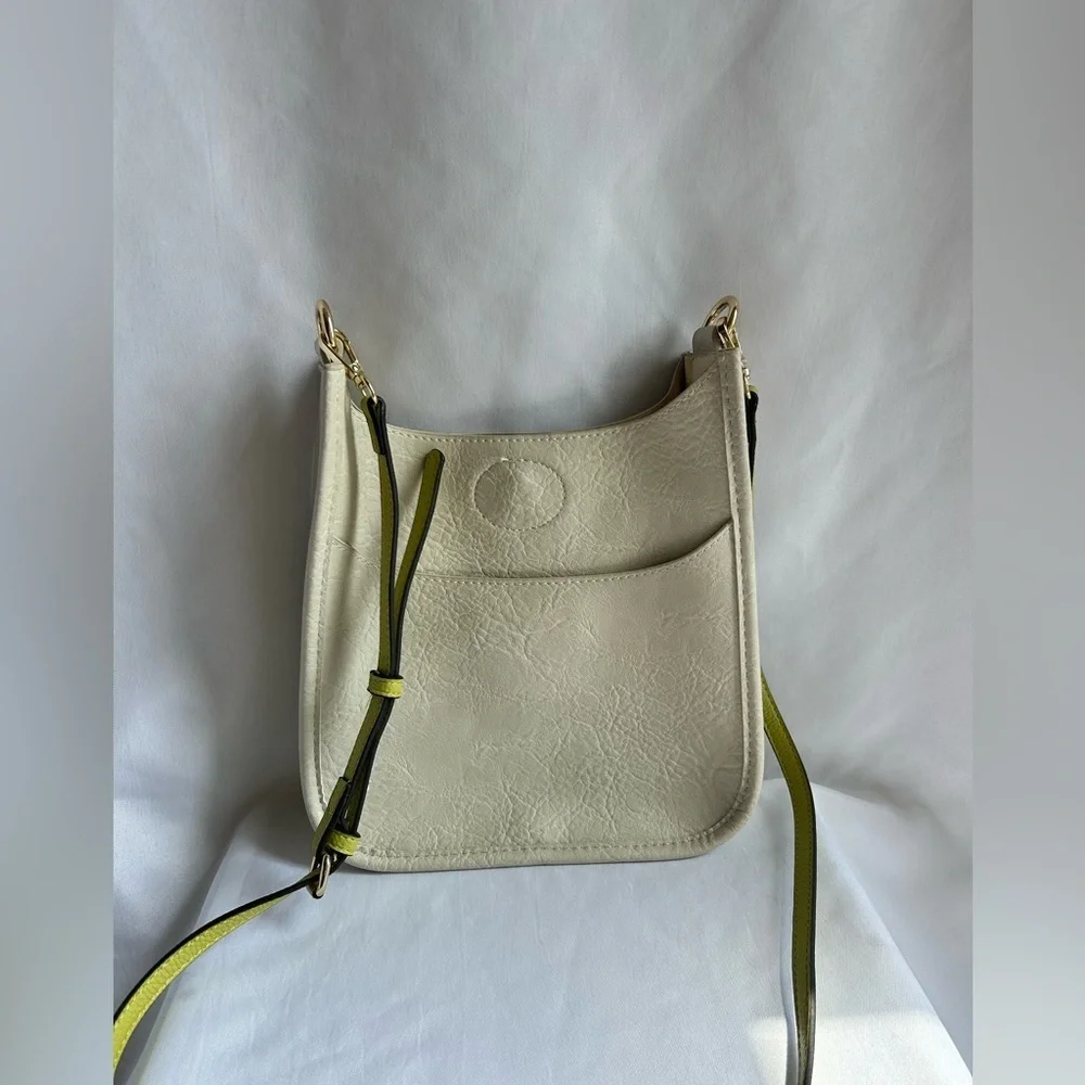 Ahdorned faux leather Cross Body Bag